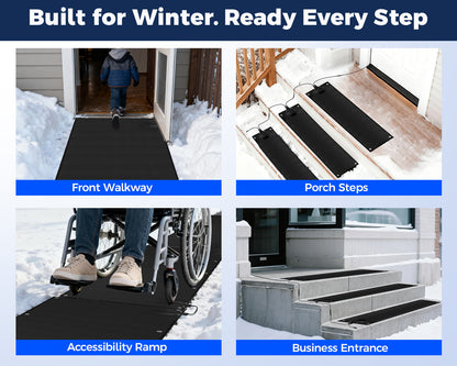 SEAL Snow Melting Walkway Mat - 20"x30"