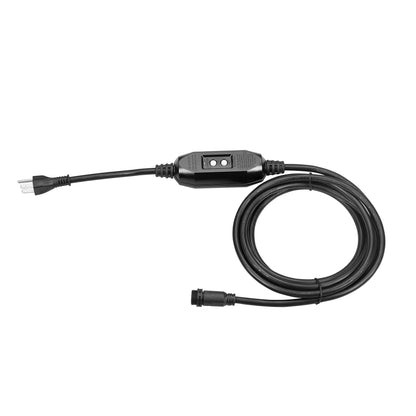 Cordon d'alimentation GFCI 10 pi SEAL pour tapis chauffants antigivre connectables SEAL (branchement compact)