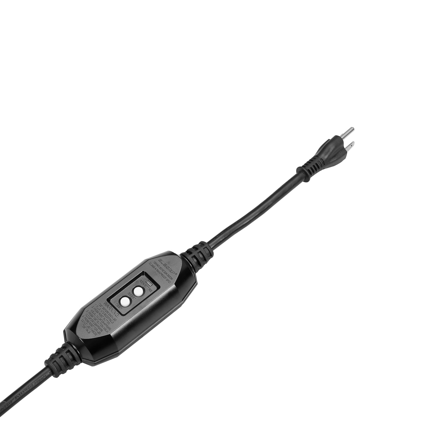 Cordon d'alimentation GFCI 10 pi SEAL pour tapis chauffants antigivre connectables SEAL (branchement compact)